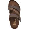 imageWHITE MOUNTAIN Womens Hazy Braided Signature ComfortMolded Footbed SandalBrownLeather