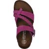 imageWHITE MOUNTAIN Womens Hazy Braided Signature ComfortMolded Footbed SandalPurple RainSuede