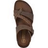 imageWHITE MOUNTAIN Womens Hazy Braided Signature ComfortMolded Footbed SandalWhiskeyLeather