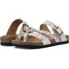 imageWHITE MOUNTAIN Womens Hazy Braided Signature ComfortMolded Footbed SandalWhiteMulti FloralLeather
