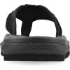 imageWHITE MOUNTAIN Fom Recovery Womens Bays FlipFlop SandalBlackFabric