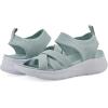 imageWHITE MOUNTAIN Fom Recovery Womens Charry Strappy SlipOn SandalCotton Blue Fabric