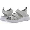 imageWHITE MOUNTAIN Fom Recovery Womens Charry Strappy SlipOn SandalLtgrey Fabric
