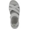 imageWHITE MOUNTAIN Fom Recovery Womens Charry Strappy SlipOn SandalLtgrey Fabric