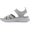 imageWHITE MOUNTAIN Fom Recovery Womens Charry Strappy SlipOn SandalLtgrey Fabric