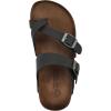 imageWHITE MOUNTAIN Girls Gracie Flat SandalBlackLeather