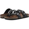 imageWHITE MOUNTAIN Girls Gracie Flat SandalBlackLeather