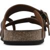 imageWHITE MOUNTAIN Girls Gracie Flat SandalBrownLeather