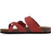 imageWHITE MOUNTAIN Girls Gracie Flat SandalRedLeather
