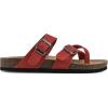 imageWHITE MOUNTAIN Girls Gracie Flat SandalRedLeather