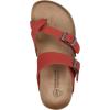 imageWHITE MOUNTAIN Girls Gracie Flat SandalRedLeather