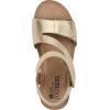 imageWHITE MOUNTAIN Womens Fern Wedge SandalAntiqueGold Leather