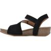 imageWHITE MOUNTAIN Womens Fern Wedge SandalBlackSuede