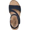 imageWHITE MOUNTAIN Womens Fern Wedge SandalNavySuede