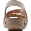 imageWHITE MOUNTAIN Womens Fern Wedge SandalSandal WoodSuede
