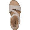 imageWHITE MOUNTAIN Womens Fern Wedge SandalSandal WoodSuede