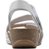 imageWHITE MOUNTAIN Womens Fern Wedge SandalWhiteLeather