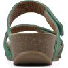 imageWHITE MOUNTAIN Womens Ferula Wedge SandalClassic GreenSuede