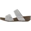 imageWHITE MOUNTAIN Womens Ferula Wedge SandalWhiteLeather