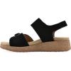 imageWHITE MOUNTAIN Womens Gelato MiniWedge SandalBlackSuede