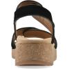 imageWHITE MOUNTAIN Womens Gelato MiniWedge SandalBlackSuede