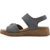 imageWHITE MOUNTAIN Womens Gelato MiniWedge SandalBlue RaspberrySuede