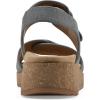 imageWHITE MOUNTAIN Womens Gelato MiniWedge SandalBlue RaspberrySuede