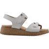 imageWHITE MOUNTAIN Womens Gelato MiniWedge SandalWhiteLeather