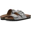 imageWHITE MOUNTAIN Womens Granitas DoubleStrap Signature ComfortMolded Footbed SandalBlue RaspberrySuede