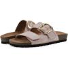 imageWHITE MOUNTAIN Womens Granitas DoubleStrap Signature ComfortMolded Footbed SandalBlush PinkSuede