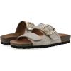 imageWHITE MOUNTAIN Womens Granitas DoubleStrap Signature ComfortMolded Footbed SandalSandal WoodSuede