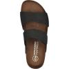 imageWHITE MOUNTAIN Womens Hawkbill Slide SandalBlackNubuck