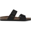imageWHITE MOUNTAIN Womens Hawkbill Slide SandalBlackNubuck