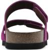 imageWHITE MOUNTAIN Womens Hawkbill Slide SandalPurple RainSuede