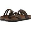 imageWHITE MOUNTAIN Womens Haziest Braided Signature ComfortMolded Footbed SandalBrownLeather