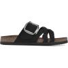 imageWHITE MOUNTAIN Womens Healing Footbed SandalBlackNubuck