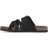 imageWHITE MOUNTAIN Womens Healing Footbed SandalBlackNubuck