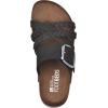 imageWHITE MOUNTAIN Womens Healing Footbed SandalBlackNubuck