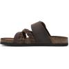 imageWHITE MOUNTAIN Womens Healing Footbed SandalBrownLeather