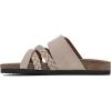 imageWHITE MOUNTAIN Womens Healing Footbed SandalSandal WoodSuede