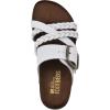 imageWHITE MOUNTAIN Womens Healing Footbed SandalWhiteLeather