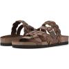 imageWHITE MOUNTAIN Womens Holland Signature Comfort Molded Braided Footbed SandalBrownLeather