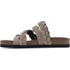 imageWHITE MOUNTAIN Womens Holland Signature Comfort Molded Braided Footbed SandalLttaupeSuede