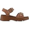 imageWHITE MOUNTAIN Womens Leftmost Platform SandalCuoioSmooth