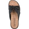imageWHITE MOUNTAIN Womens Malanga Flat SandalBlackSmooth