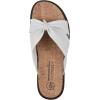 imageWHITE MOUNTAIN Womens Malanga Flat SandalWhiteSmooth
