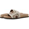 imageWHITE MOUNTAIN Womens Maxim Macrame Slide SandalCreamMultiFab