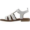 imageWHITE MOUNTAIN Womens Mayday Strappy SandalWhiteSmooth
