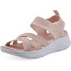 imageWHITE MOUNTAIN Fom Recovery Womens Charry Strappy SlipOn SandalMauve