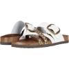 imageWHITE MOUNTAIN Womens Healing Footbed SandalWhiteAntique GoldMulti